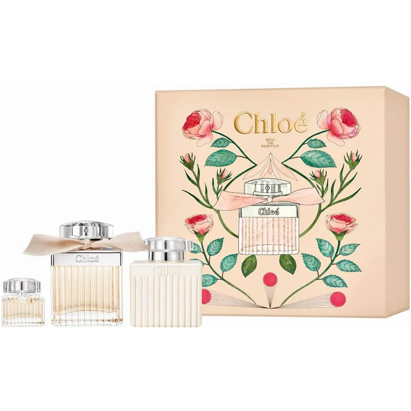 Chloe Chloe EDP 75ml + EDP 5ml + 100ml Testápoló Női Parfüm Ajándékcsomag