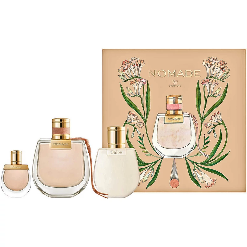 Chloé Nomade EDP 75ml + EDP 5ml + 100ml Testápoló Női Parfüm Ajándékcsomag