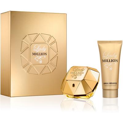 Paco Rabanne Lady Million EDP 50ml + 75ml Testápoló Női Parfüm Ajándékcsomag 