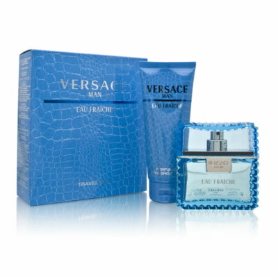 Versace Man Eau Fraiche EDT 100ML + 100ml Shower Gel Férfi Parfüm Ajándékcsomag