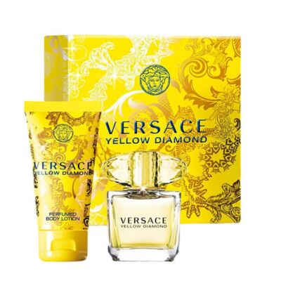 Versace Yellow Diamond EDT 50ml +  Tusfürdő 50ml + Testápoló 50ml Női Parfüm Ajándékcsomag