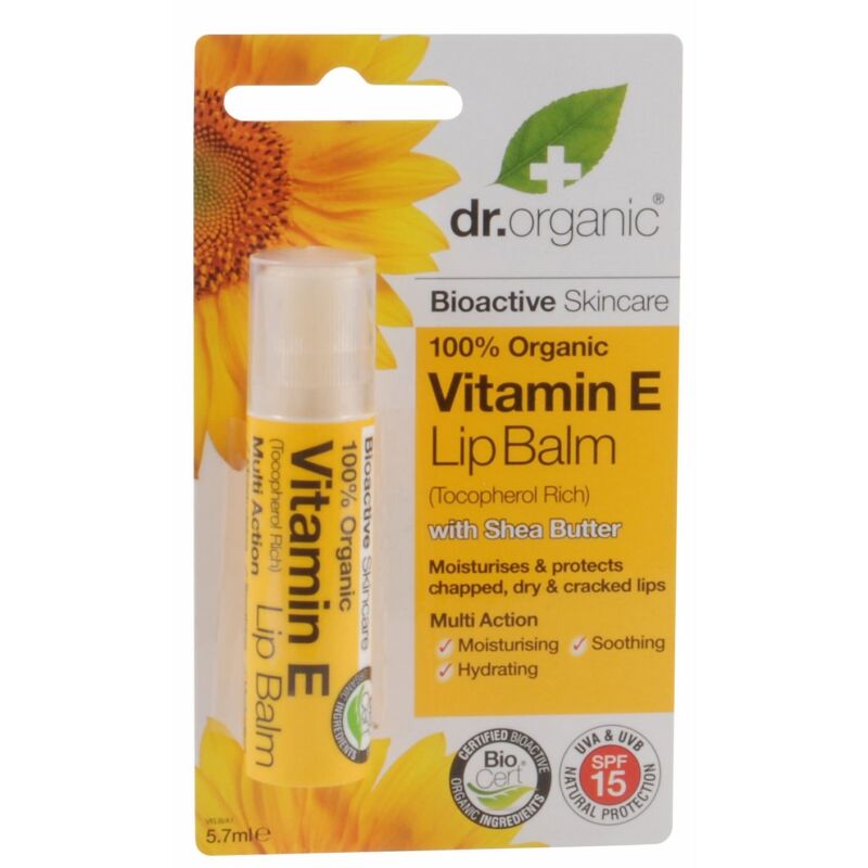 Dr. Organic Bio E-Vitaminos Ajakbalzsam 5.7ml