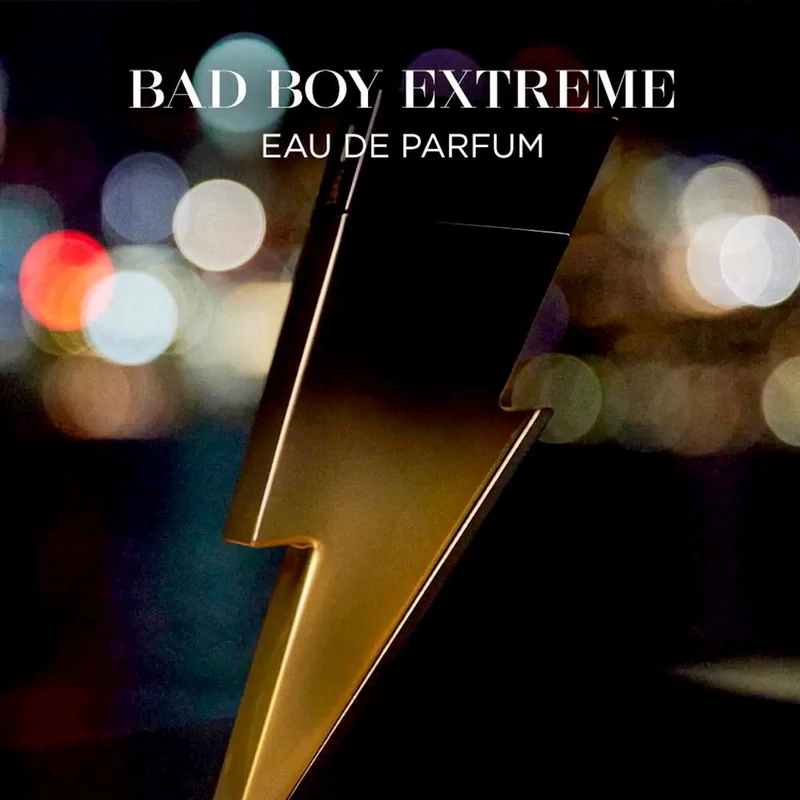 Carolina Herrera Bad Boy Extreme EDP 100ml + Tusfürdő 100ml Férfi Parfüm Ajándékcsomag