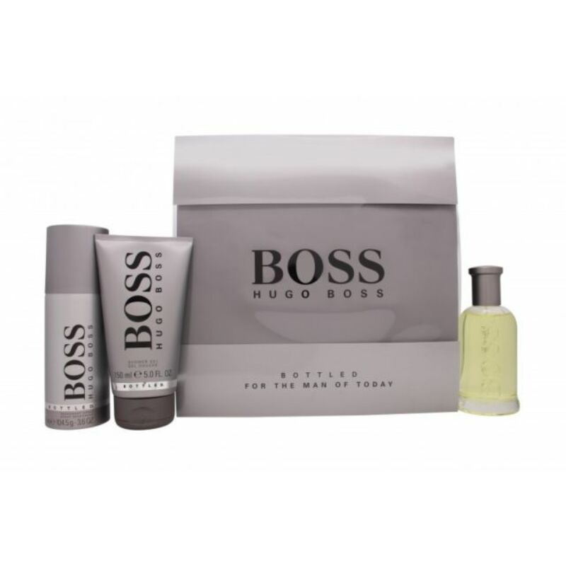 Hugo Boss Boss Bottled EDT 100ml + 150ml Tusfürdő + 150 Deo Spray Férfi Parfüm Ajándékcsomag