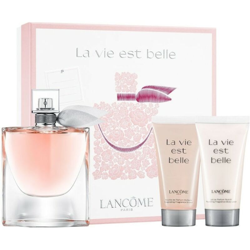 Lancome La Vie Est Belle EDP 75ml + 50ml Tusfürdő + 50ml Testápoló Női Parfüm Ajándékcsomag