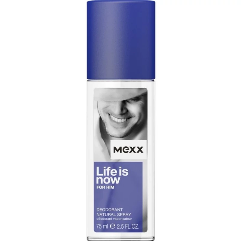 MEXX Life Is Now Natural Spray Deo 75ml Férfiaknak