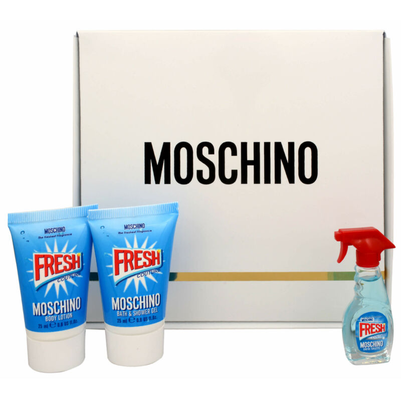 Moschino Fresh Couture EDT 5ml + BL 25ml + SG 25m Női Parfümcsomag