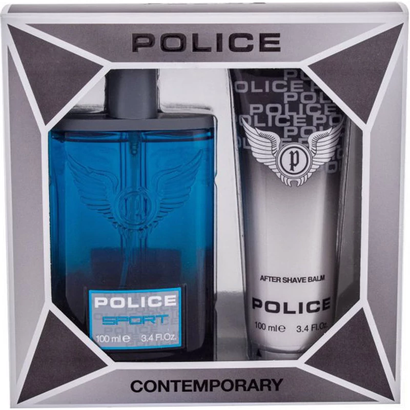 Police Sport EDT 100ml + 100ml After Shave Balzsam Férfi Ajándékcsomag