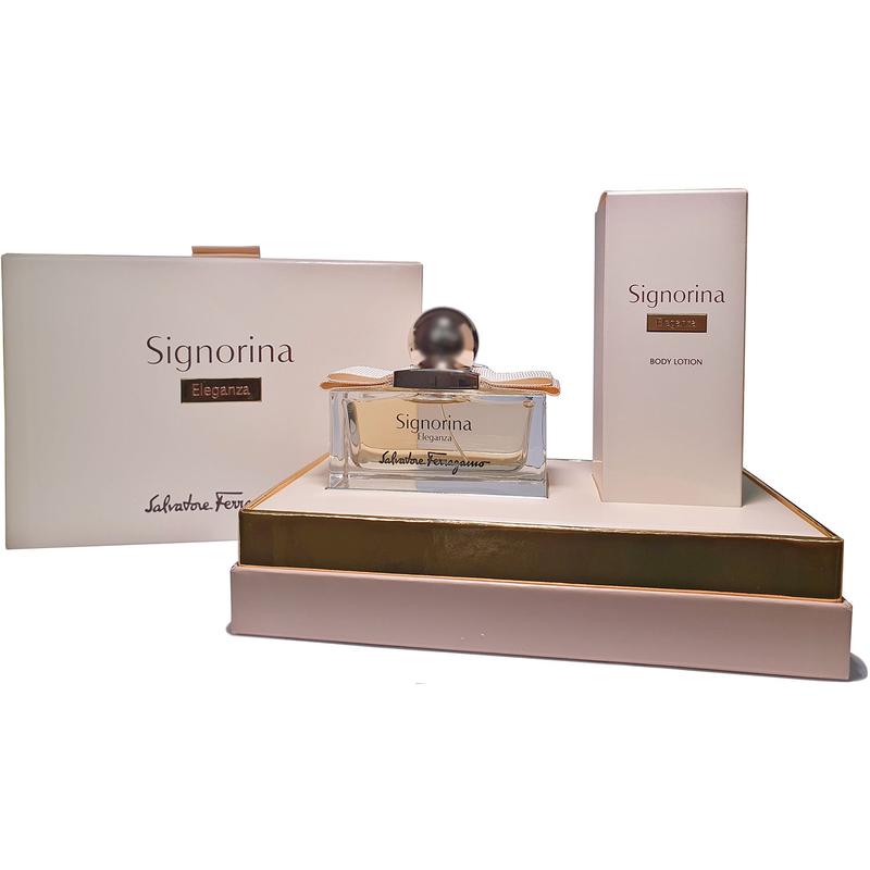Salvatore Ferragamo Signorina Eleganza EDP 100ml + 50ml Testápoló Női Parfüm Ajándékcsomag