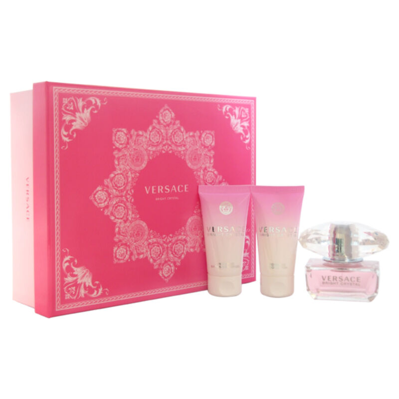 Versace Bright Crystal EDT 50ML + Testápoló 50ml + Tusfürdő 50ml Női Parfüm Ajándékcsomag
