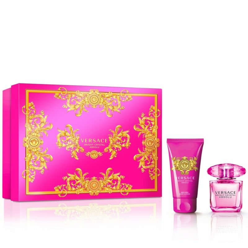 Versace Bright Crystal Absolu EDP 90 ml + Testápoló 100 ml Női Parfüm Ajándékcsomag