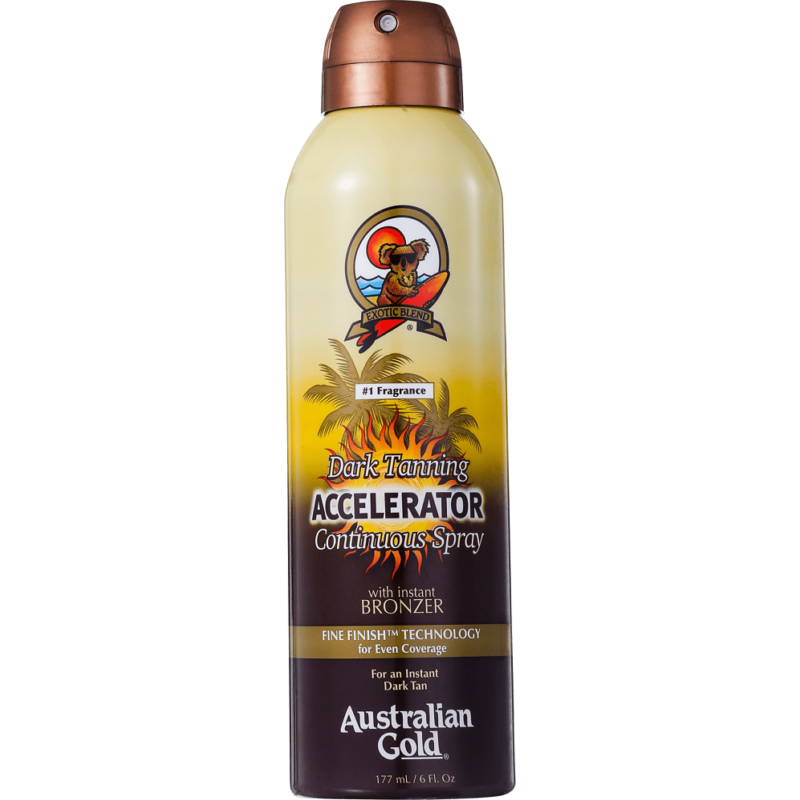 Australian Gold Continuous Spray with Bronzer 177ml