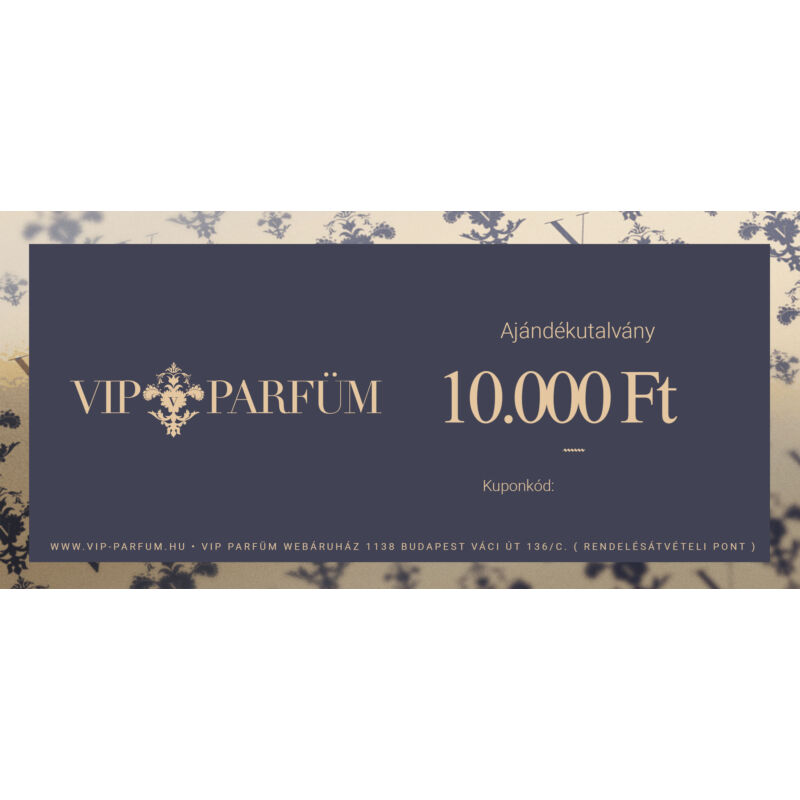 VIP-Parfüm ajándékutalvány 10,000 Ft értékben