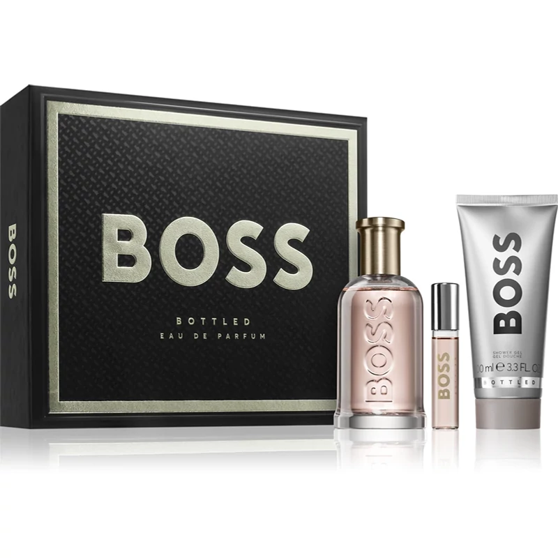 Hugo Boss Boss Bottled EDP 50+10 ml + 100 ml Tusfürdő Férfi Parfüm Ajándékcsomag