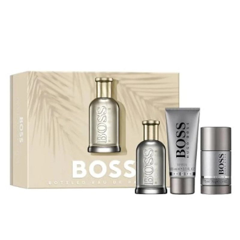 Hugo Boss Boss Bottled EDP 100 ml + 100 Tusfürdő + 75 ml Deo Férfi Parfüm Ajándékcsomag